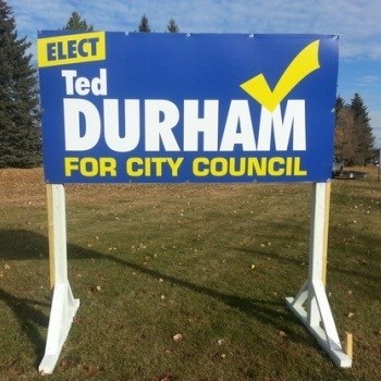 Election signs St. John's