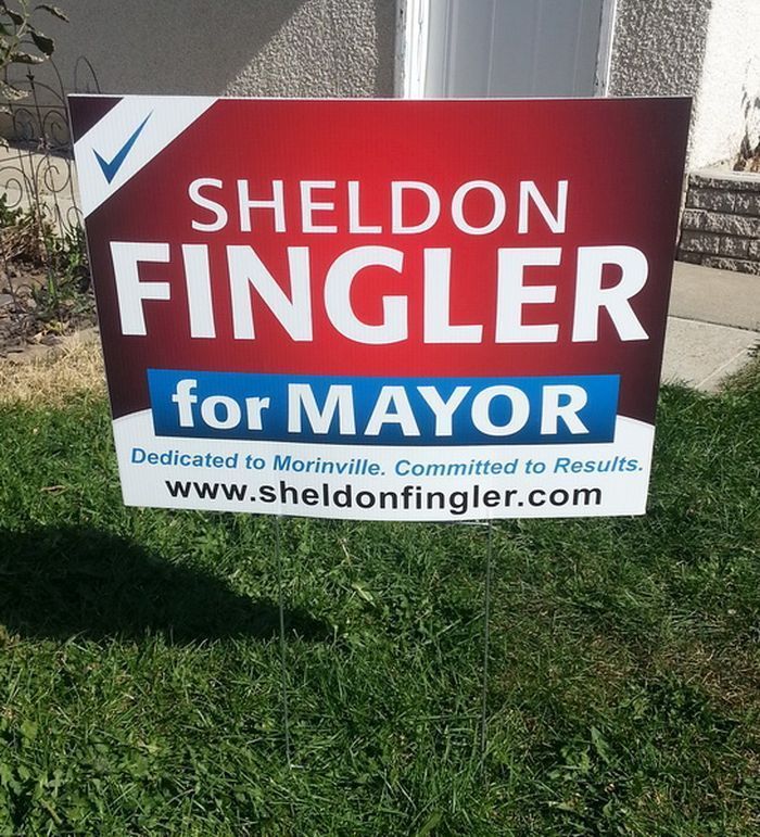 St. John's election sign St. John's election sign