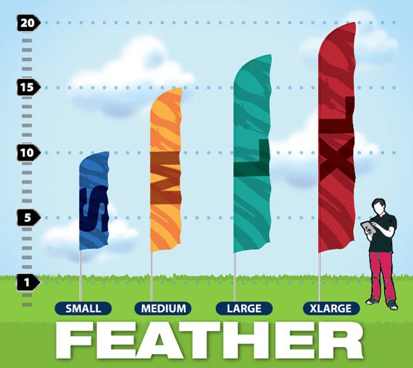 St. John's flags feather style