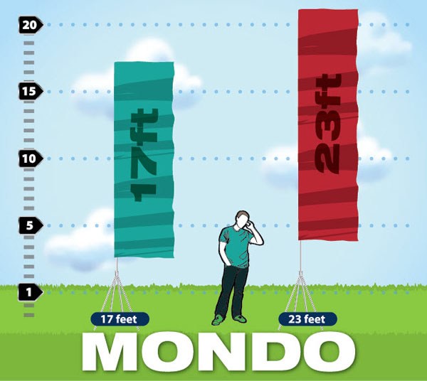 St. John's flags mondo style