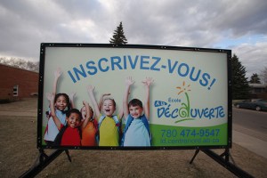 St. John's School Portable Sign