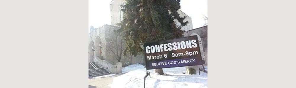 St. John's Church Portable Sign