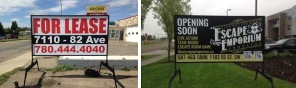 St. John's Portable Signs
